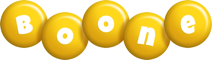 Boone candy-yellow logo