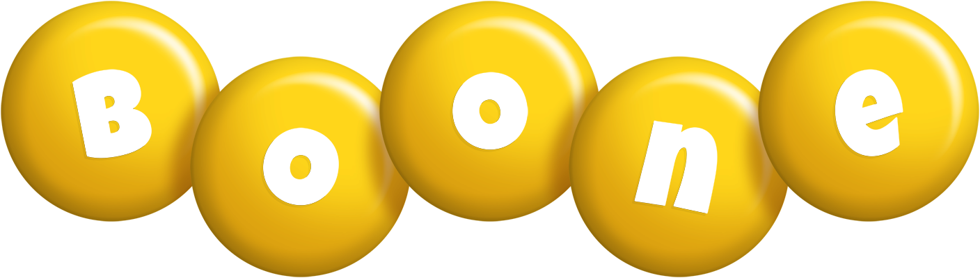 Boone candy-yellow logo