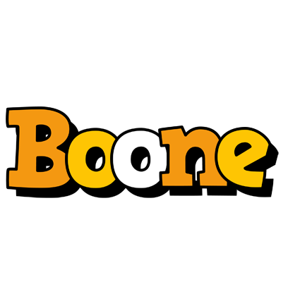 Boone cartoon logo