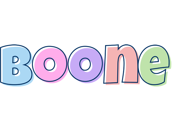 Boone pastel logo