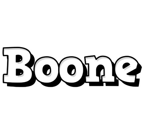 Boone snowing logo
