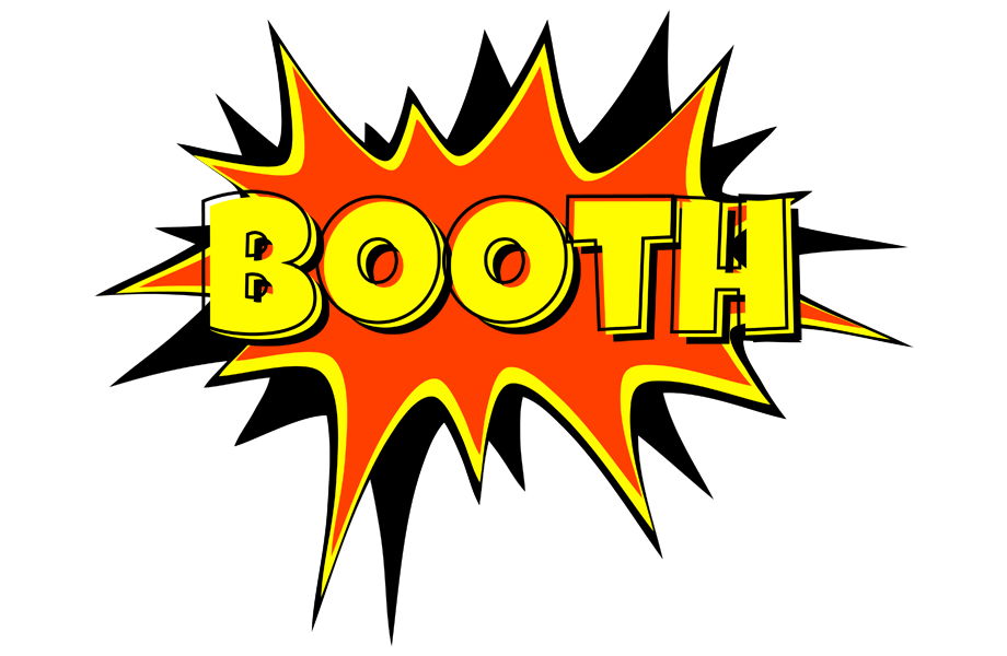 Booth bazinga logo