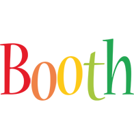 Booth birthday logo