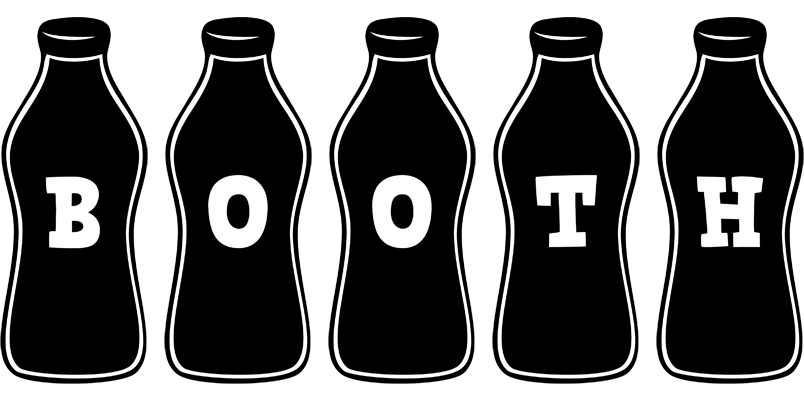 Booth bottle logo