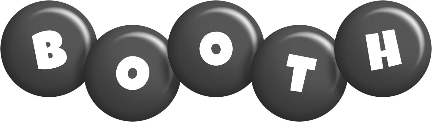 Booth candy-black logo
