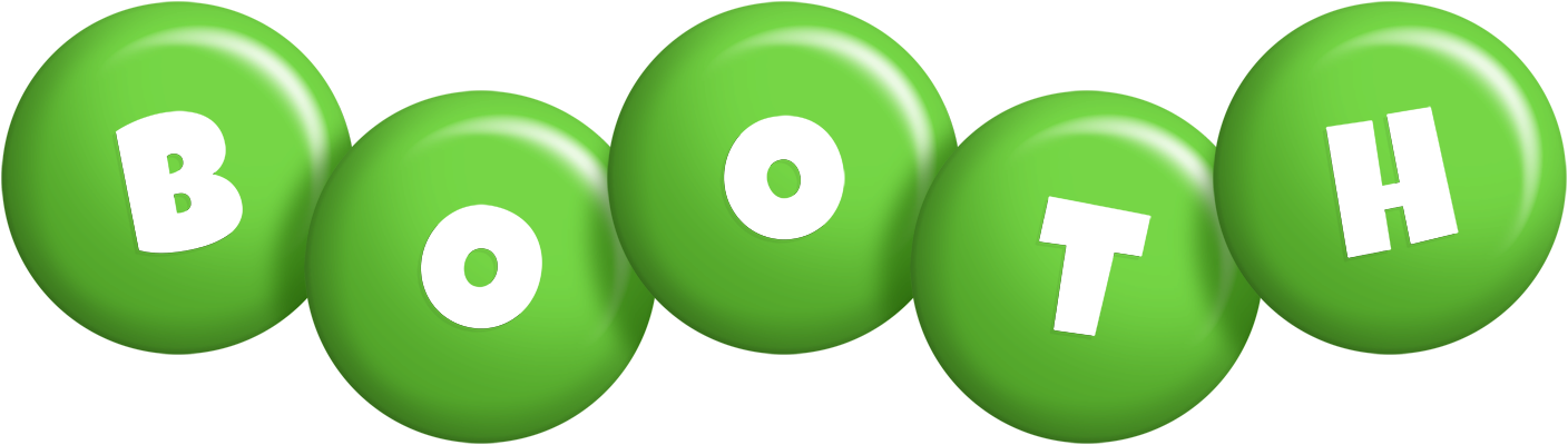Booth candy-green logo
