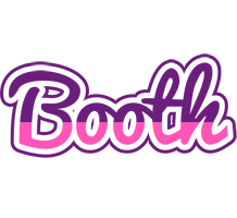 Booth cheerful logo