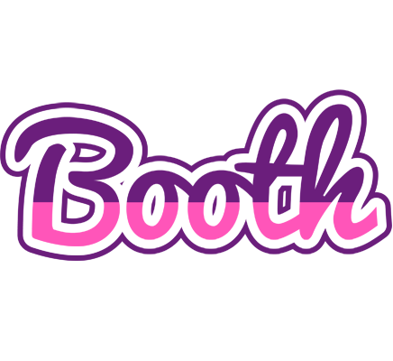 Booth cheerful logo