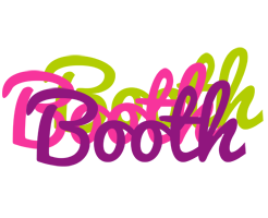 Booth flowers logo