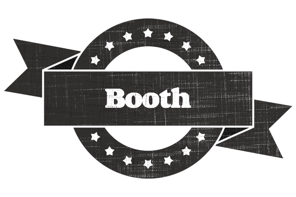 Booth grunge logo