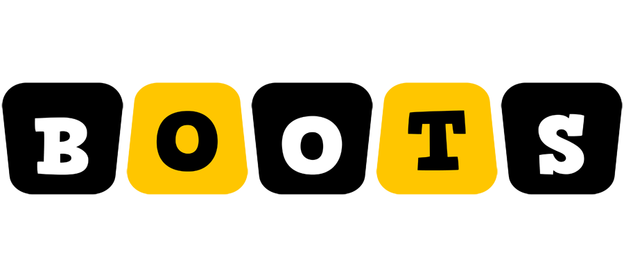BOOTS logo effect. Colorful text effects in various flavors. Customize your own text here: https://www.textgiraffe.com/logos/boots/