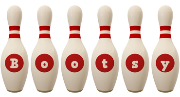 Bootsy bowling-pin logo