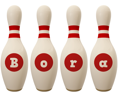 Bora bowling-pin logo