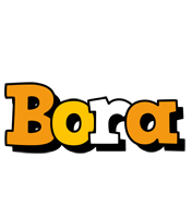 Bora cartoon logo