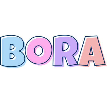Bora pastel logo