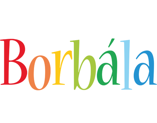 Borbála birthday logo