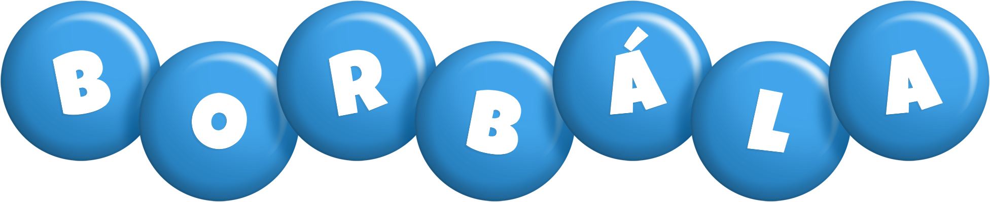 Borbála candy-blue logo