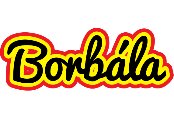 Borbála flaming logo