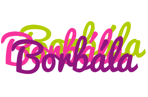 Borbála flowers logo