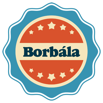 Borbála labels logo