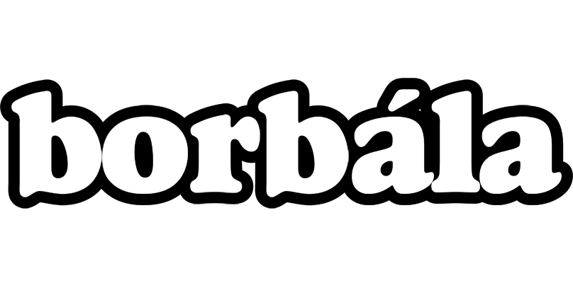 Borbála panda logo