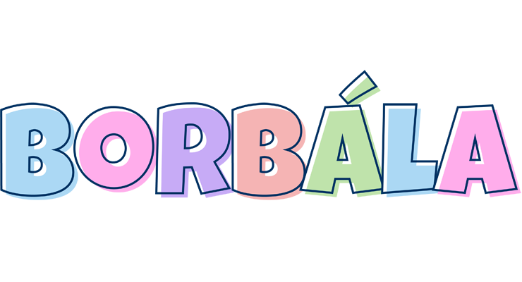 Borbála pastel logo