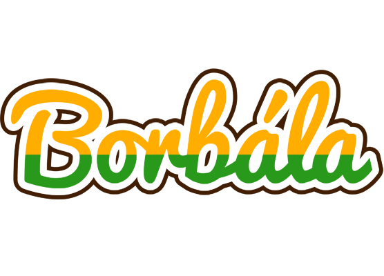 Borbála banana logo
