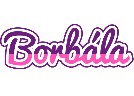 Borbála cheerful logo