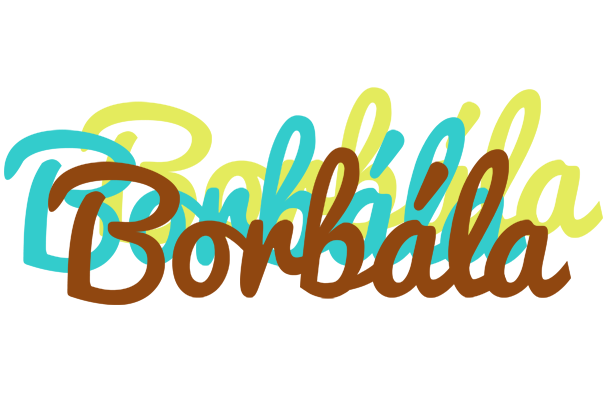 Borbála cupcake logo