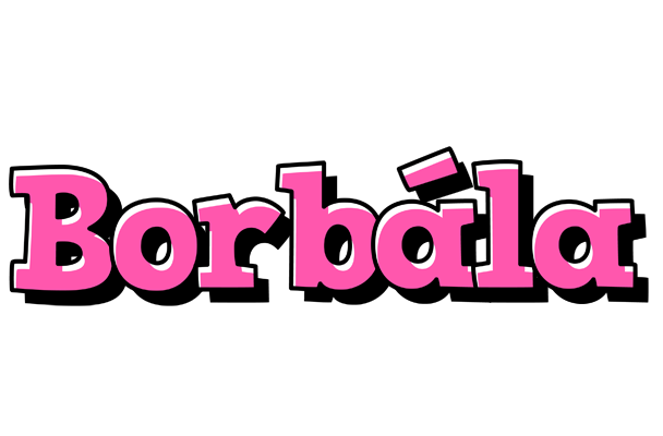 Borbála girlish logo