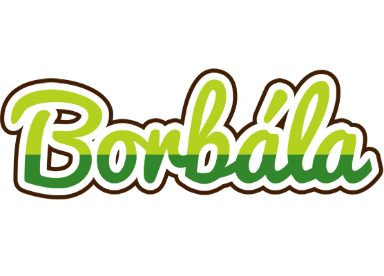 Borbála golfing logo