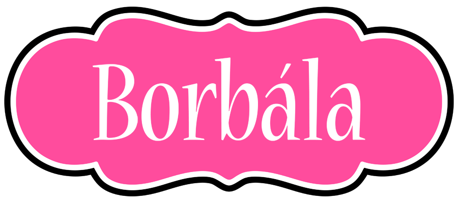 Borbála invitation logo