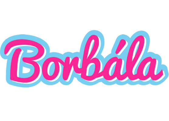 Borbála popstar logo