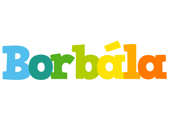 Borbála rainbows logo