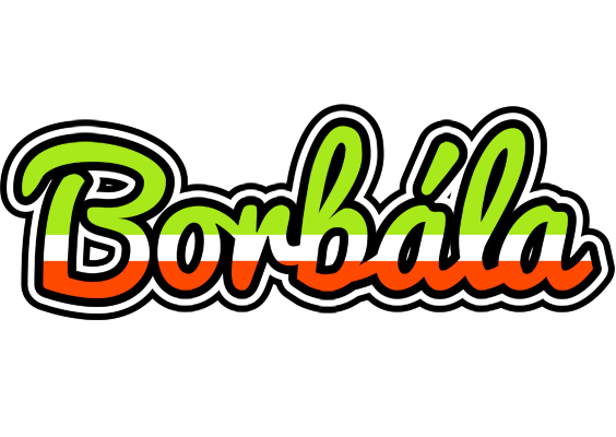 Borbála superfun logo