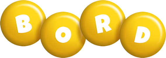 Bord candy-yellow logo