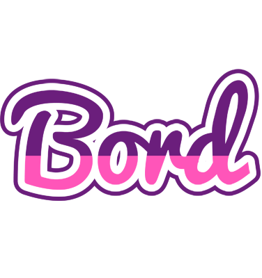 Bord cheerful logo
