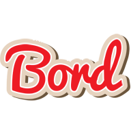 Bord chocolate logo