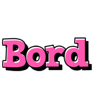 Bord girlish logo