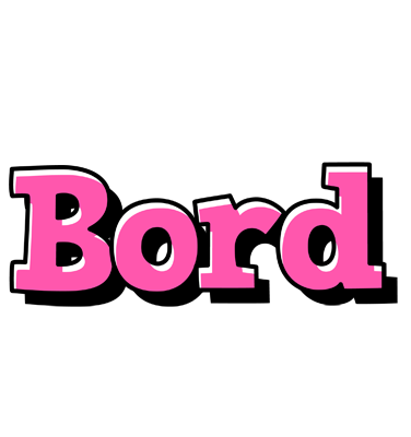 Bord girlish logo