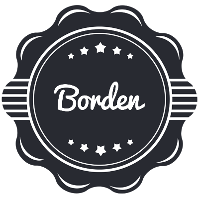 Borden badge logo