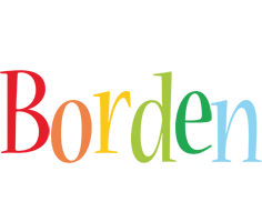 Borden birthday logo