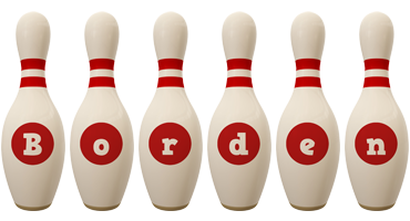 Borden bowling-pin logo