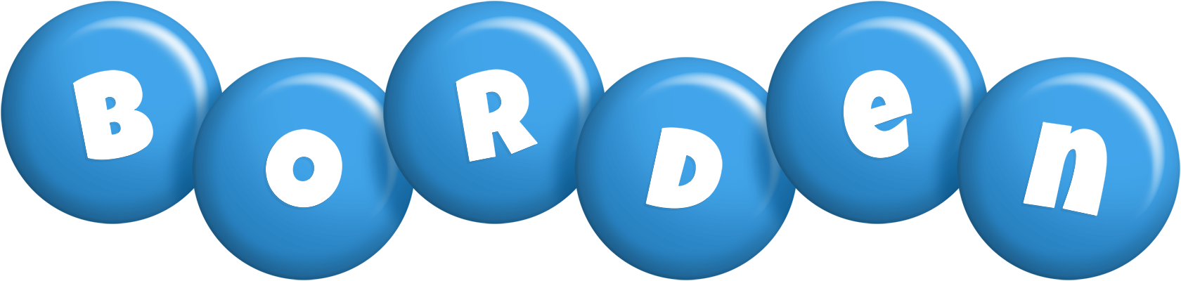 Borden candy-blue logo