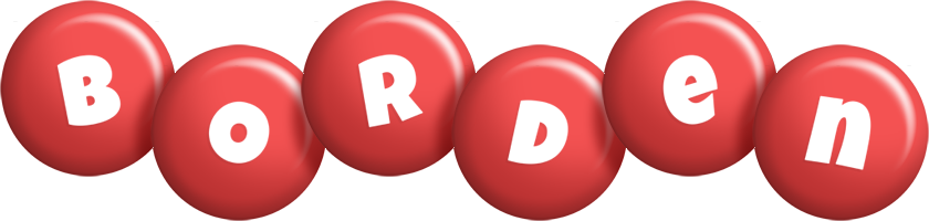 Borden candy-red logo