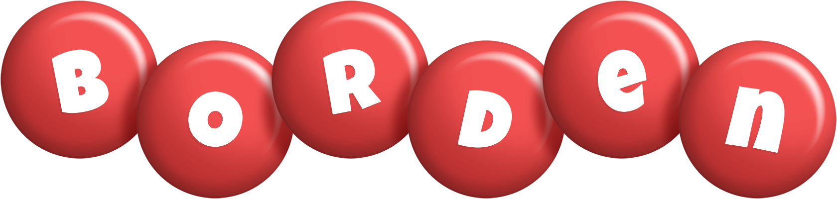 Borden candy-red logo