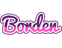 Borden cheerful logo