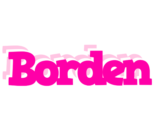 Borden dancing logo