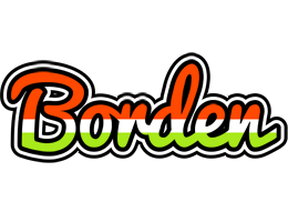 Borden exotic logo