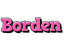 Borden girlish logo